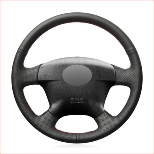 Black Artificial Leather DIY Car Steering Wheel Cover for Honda Civic 2000-2005 Civic Hybrid 2003 Stream 2001