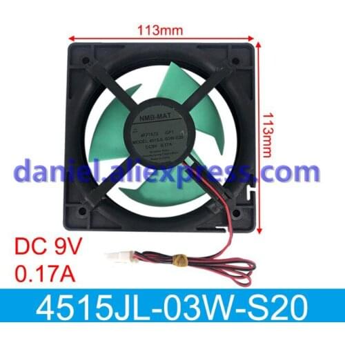 MODEL 4515JL-03W-S20 Motor DC9V 0.17A for Refrigerator Radiator Fan of Panasonic Haier