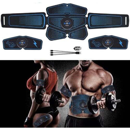 EMS Muscle Stimulator Hip Trainer Abdominal Belt Electrostimulator Muscular Exercise Home Gym Fitness Equipment For Men Women