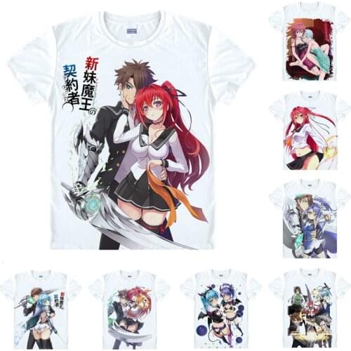 Coolprint Anime Shirt The Testament of Sister New Devil T-Shirts Multi-style Short Sleeve Mio Naruse Cosplay Hentai Shirts