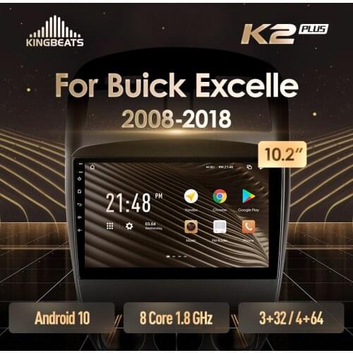 KingBeats Android Octa-Core head unit HU 4G in Dash Car Radio Multimedia Video Player Navigation GPS For Buick Excelle 2008 - 2018 no dvd 2 din Double Din Android Car Stereo 2din