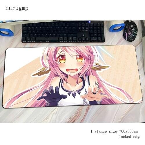 No Game No Life mats 900x400x3mm HD pattern gaming mouse pad keyboard mousepad cool new notebook gamer accessories padmouse mat
