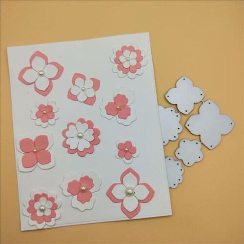Petals dies flowers Metal Cutting Dies Stencils For DIY Scrapbooking Paper Card Decorative Craft Dies Embossing Die Cuts