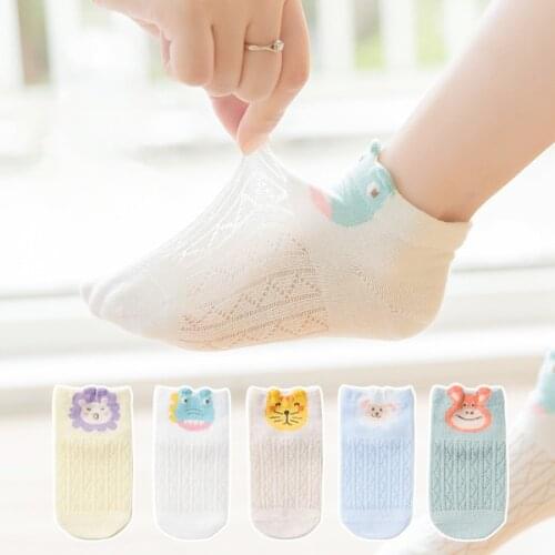Summer Casual Sock Newborn Accessories Toddler Socks Baby Clothing Kids Frilly Socks Girls Boys Cute Mesh Socks Calcetin Bebe