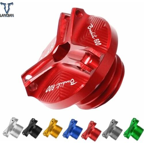 For SUZUKI BANDIT 600 1995 1996 1997-2004 Motorcycle Accessories Aluminum Motorbike Engine Oil Cup Plug Sump Cap Cover Engine