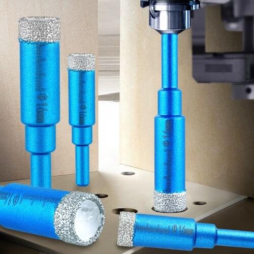 Vastar 6/8/10/12/14/16mm Diamond Dry Drill Bits Hole Saw Cutter for Granite Marble Ceramic Tile Glass New