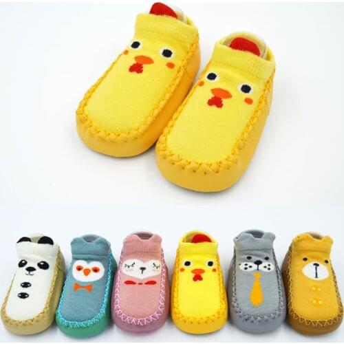 2019 New Arrival Baby Floor Socks Non-slip Spring And Autumn Baby Socks Cute Even Socks Shoes Boat Socks Toddler Shoes