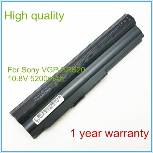 NEW BATTERY FOR VGP-BPS20/B, VGP-BPS20/S, VGP-BPL20 for VPCZ110 VPCZ119FJ/S Series
