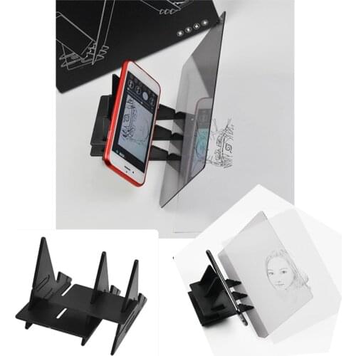 20.2x13.5cm Optical Imaging Drawing Board Lens Sketch Specular Reflection Dimming Newest Bracket Develop Hand-eye Coordination