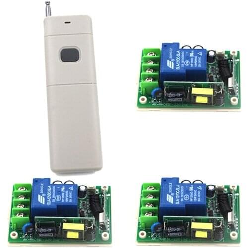 Smart Control 433 MHz Multifunctional AC 85V-250V 30A 1 Channel Remote Control Switch SKU: 5288