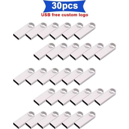 30pcs/lot usb flash drive 64gb 128gb 16gb Custom logo 32gb pen drive pendrive Memory Stick Storage Device For photography gifts