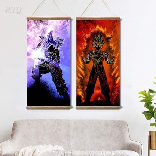 Japanese Anime Canvas Painting Son Goku Gohan Vegeta Frieza Anime Posters Wall Decor Wall Art Picture Room Decor Home Decor