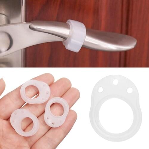 1PC Silicone Door Stop Wall Protecte Door Handle Anti-Collision Buffer Buffer Protect Wall Kitchen Bedroom Door Stopper Supplies