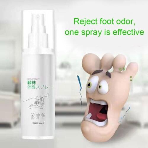 100ml Shoe Socks Foot Sweat Smell Removal Spray Refresher Shoes Smell Remover Hogard