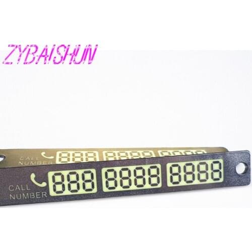 15 * 2 cm temporary parking phone card number for Cadillac XTS SRX ATS CTS/Renault Koleos Fluenec Latitude