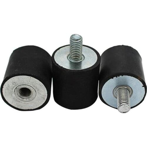 2pcs M5 Black rubber Shock absorber Buffer screw One inner wire One outer wire screws