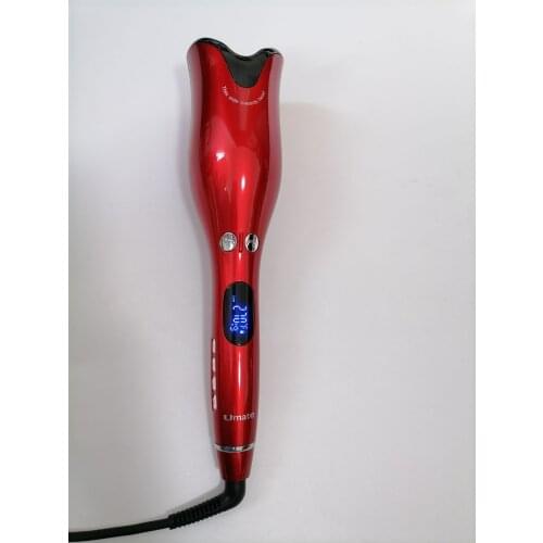 Curling Iron Automatic Hair curler with Tourmaline Ceramic Heater and LED Digital Mini Portable Curler Air Curling Wand