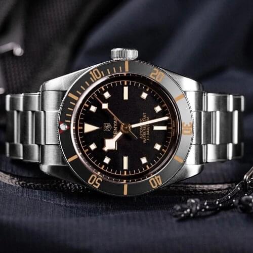 BENYAR Automatic Mens Mechanical Watch Top Luxury Brand Watches Mens Fashion Stainless Steel Strap Luminous Waterproof Watches
