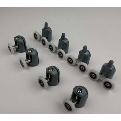4pcs-8pcs/set Shower Door Enclosures Rollers Runners Wheels Pulleys Upper part or lower part.Diameter20mm/22mm/23mm/25mm/27mm