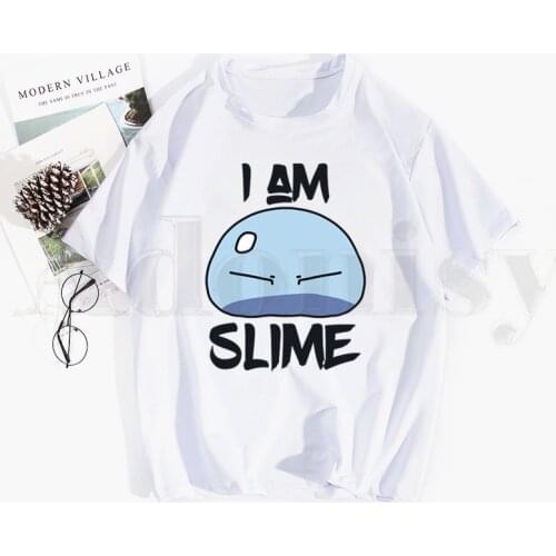 That Time I Got Reincarnated As A Slime Rimuru Tempest Tshirt Hip Hop Girl Top Tees Harajuku Tshirts Fashion Summer T-shirt