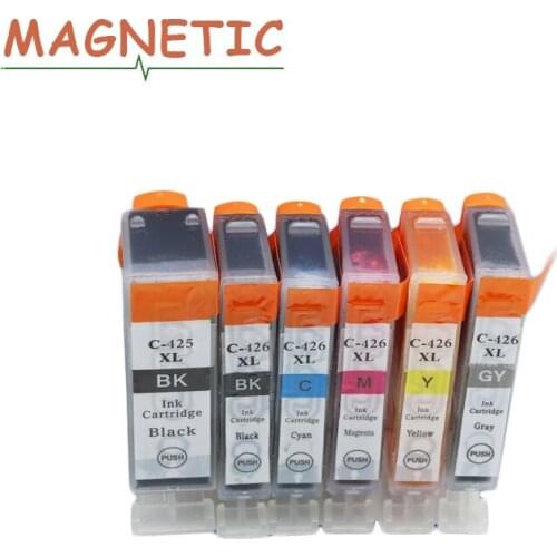 6pcs Compatible ink cartridge For canon PGI425 CLI426 PIXMA IP4840/IP4940 IX6540 MG5140/MG5240/MG5340 printer inkjet mg5340
