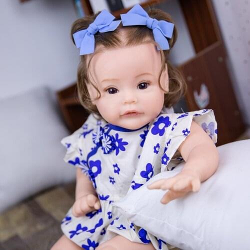 Hoomai 60CM Reborn Baby Doll Cheongsam skirt Girl Soft Touch Girl Doll Baby Reborn Toys Cosplay Rabbit Toddler Birthday Gifts