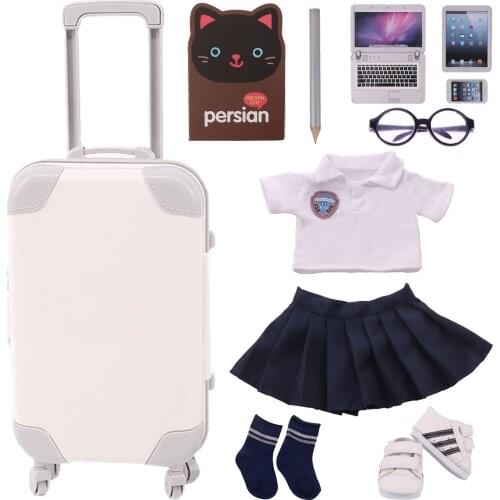 Doll Uniform Series Clothes Shoes Accessories Fit 18 Inch American&43Cm Baby New Born Doll Reborn Logan Boy Generation Girl Toy