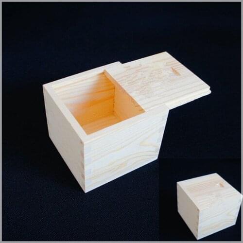 Square pull-out box Solid wood box Packaging box Jewelry box Storage wooden box Factory direct sales