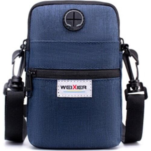 Man bag new casual messenger bag Mens multifunctional mobile phone bag outdoor sports waist bag shoulder bag bandolera hombre