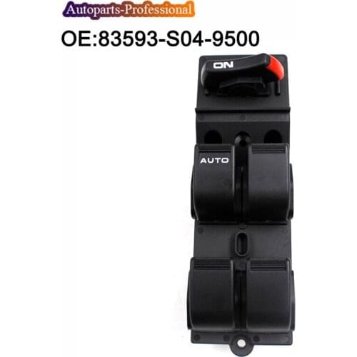 83593-S04-9500 83593S049500 New Power Window Switch For Honda Civic CX EX HX LX Si 4 Door 96-2000 car accessories