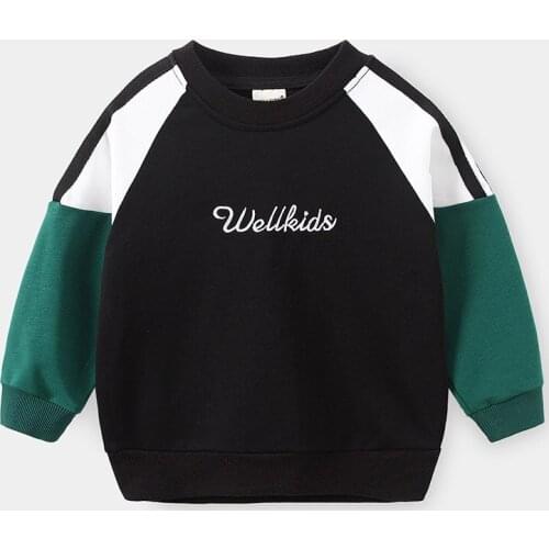 Boys Autumn Long Sleeved Tops Children Clothes Cartoon Sweater 1-10 Years Old Kids Casual Outwear Baby Fashion Sweatershirt Tops