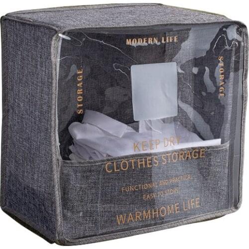 Simple Hanging Foldable Bathroom Clothing Storage Box Durable Waterproof Moisture-proof Commodity Shelf Home Storage Supplies