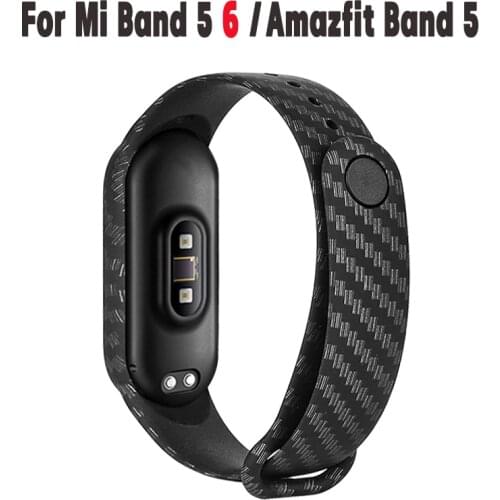 For xiaomi mi band 5 Strap Amazfit Band 5 bracelet Cartoon printing silicone watchbands Amazfit Band 5 strap miband 5 accessorie