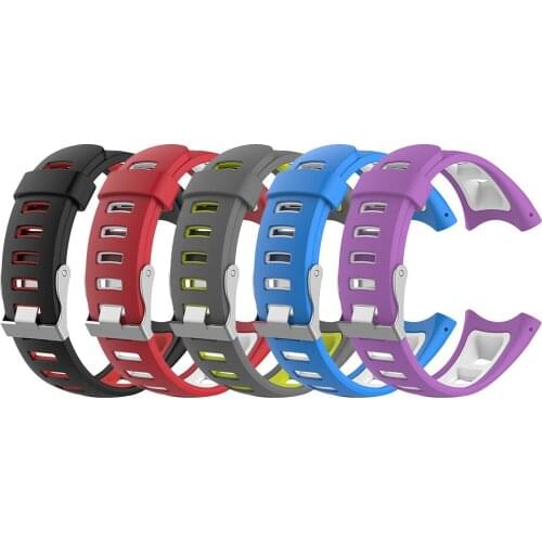 Universal Watch Band Silicone Watch Strap Wristband For SUUNTO Quest M1 M2 M4 M5 M Series Smart Watch Dual Colors Drop shipping