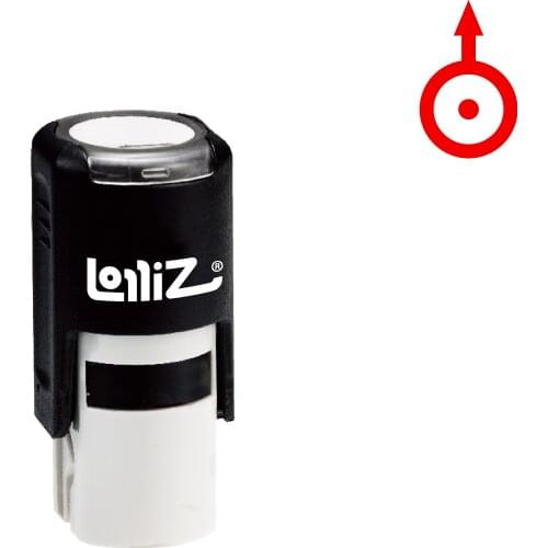 LolliZ Planetary Symbol Series - Uranus Self-Inking Rubber Stamp