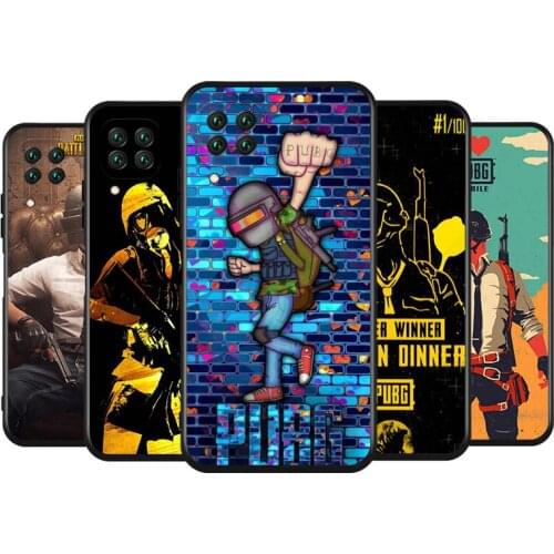 Popular Games PUBG For Huawei Nova 2 2i 3 3E 3I 4 4E 5 5I 5Z 5E 5T 6 7 7I 8 SE Lite Pro SE Silicone Black Phone Case