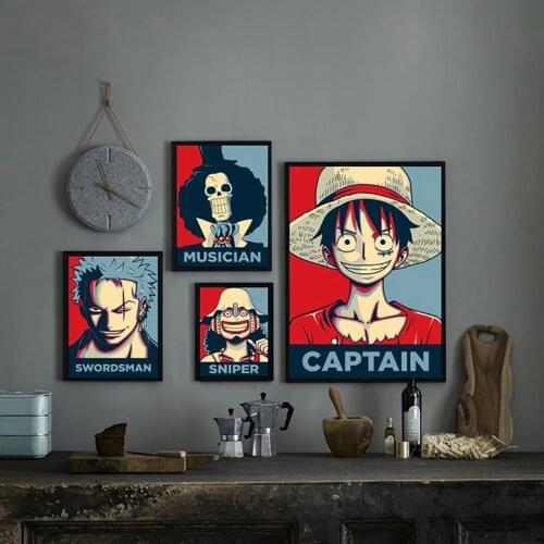 Nordic Modern HD Prints Home Decoration One Piece Picture Poster Wall Art Canvas Anime Painting For Bedroom Watercolor Modular