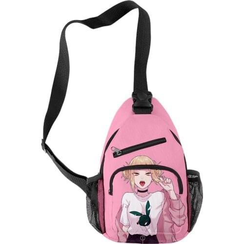 My Hero Academia Himiko Toga 3D Merch shoulder bag messenger outdoor sports one shoulder chest daily picnic canvas messenger