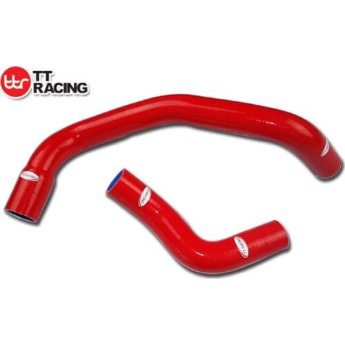TT1615RE- SILICONE COOLANT RADIATOR HOSE KIT PIPE FOR NISSAN SKYLINE GTR BNR34 RED