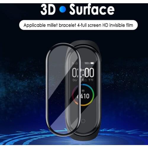 1/2/3/5Pcs 3D Protective Glass for Xiaomi Mi Band 5 Film Screen Protector for Miband 5 Cover Smart Watchband 5 band5 Soft Film