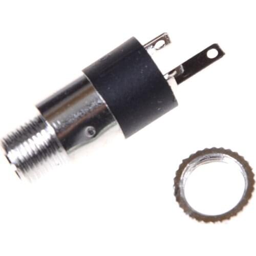 10PCS/LOT PJ392 3.5mm Stereo Female Sockect Jack with 3.5mm Screw Audio Headphone Connector PJ-392