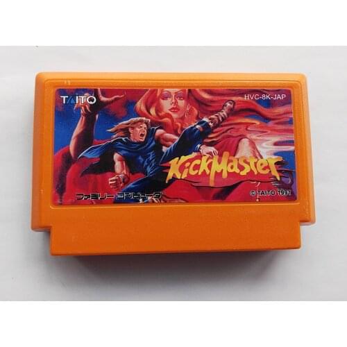 8bit game card : Kick Master NTSC-J ( Japan Version!! )