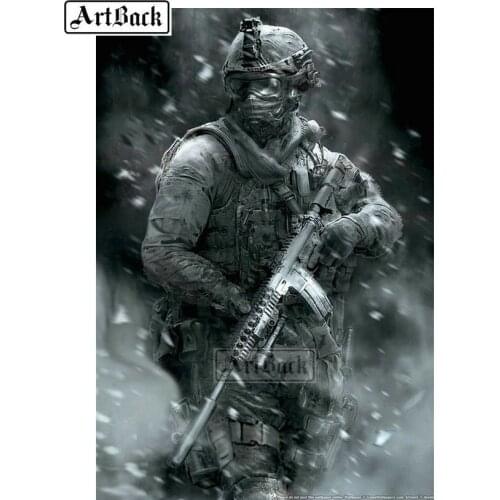 New 5d diy diamond painting warrior icon full square drill new arrival diamond embroidery 3d diamond mosaic artwork ARD121