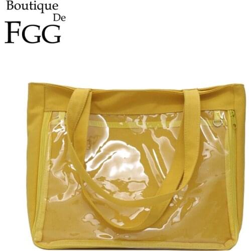 Boutique De FGG Women's Transparent Bags