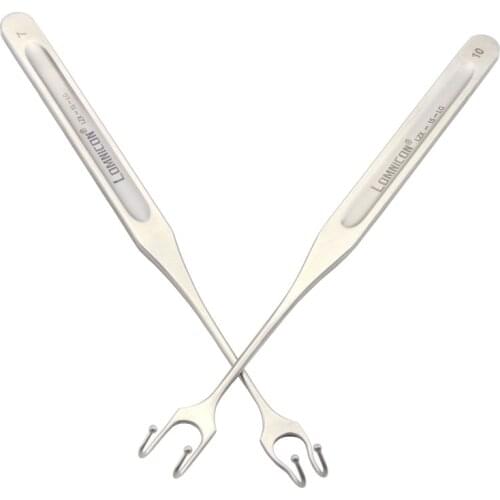 Double-ball nose hook Laminicon integrated nose surgery tool Stainless steel blunt tip hook