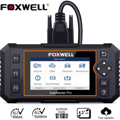 Foxwell NT624 Elite OBD2 Diagnostic Tool Automotive Scanner All System DPF SRS ABS Engine EPB Oil Reset OBDII EOBD Auto Scanner