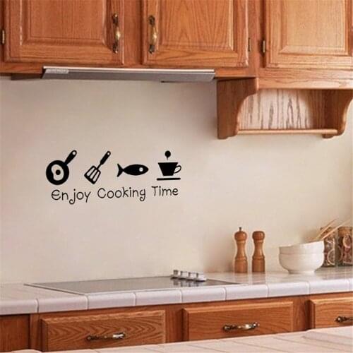 Art Home Decoration New 3D Design Creative DIY Wall Stickers Kitchen Restaurant Decoration Wall 20*51cm
