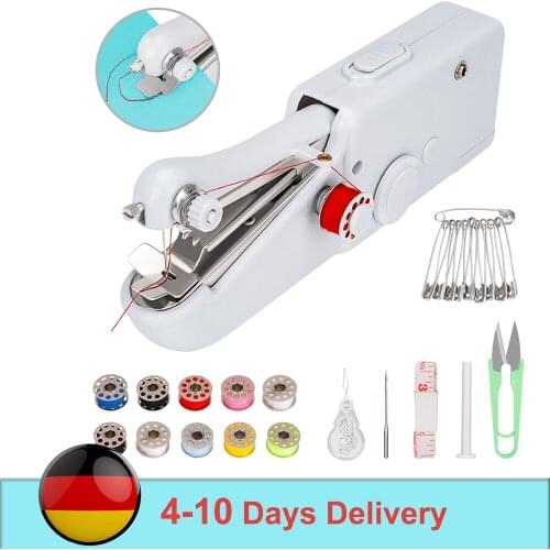 Portable Sewing Machine set Professional Cordless Sewing Handheld Electric Quick Stitch Tool for Fabric Clothing Home Travel use