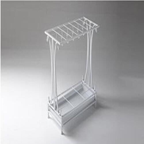 New Creative Hotel Lobby Household Wrought Iron Frame Umbrella Barrel Stand Showy 10 Holes 8 Hooks B Style