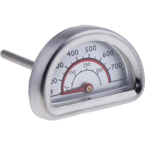 Semicircle BBQ Thermometer Gauge Oven Bimetal Thermometer For Baking 0℃-350